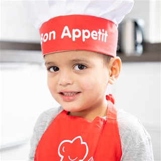 Apron set - red